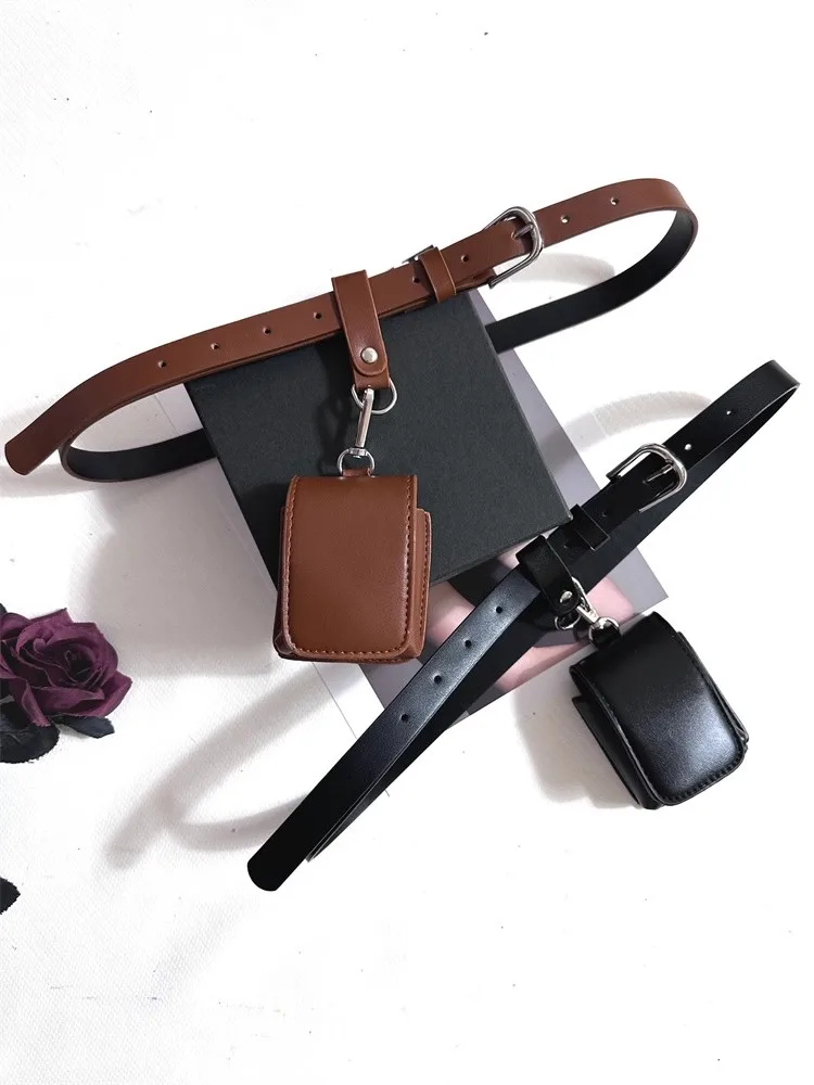 المرأة موضة بولي Leather حقيبة جلدية مشد أنثى Cummerbund معطف حزام فستان Decration حزام عريض J1496