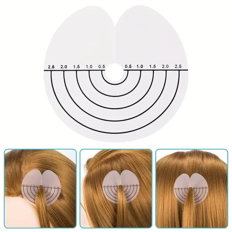 

10pcs Fashion Easy Tools Heat Scalp Protector Shields For Hair Extension Useful Styling Tools Hair Heat Fusion Template Disk