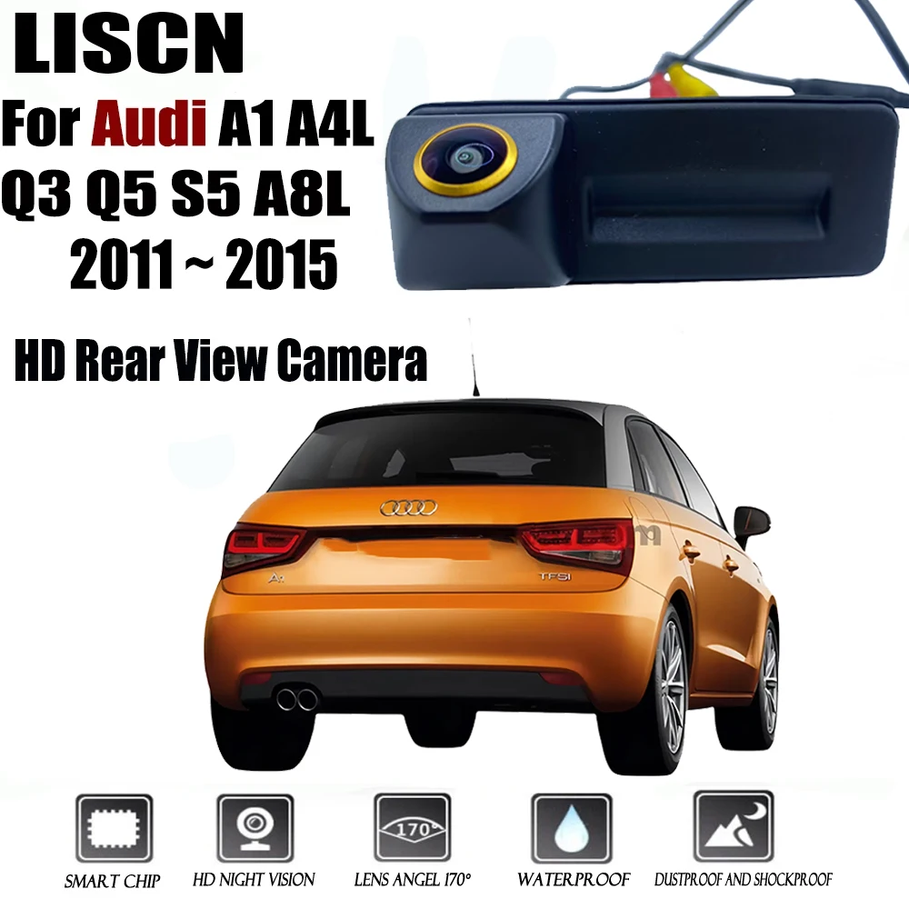 RearView Camera For Audi A1 A4L Q3 Q5 S5 A8L 2011 2012 2013 2014 2015 Original Factory car trunk handle camera/ reversing camera