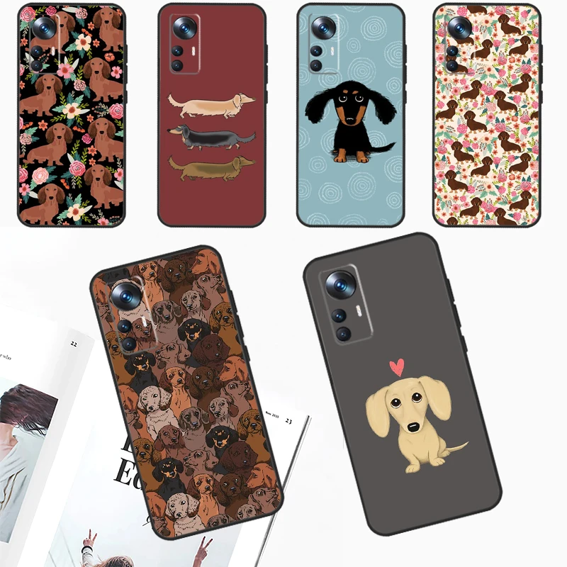 Dachshund Dog Case For Xiaomi 14 Ultra 11T 12T 13T Pro 12 13 Lite POCO X6 M6 Pro X3 X4 X5 M5s F3 F5 Cover