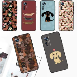 Dachshund Dog Case For Xiaomi 14 Ultra 11T 12T 13T Pro 12 13 Lite POCO X6 M6 Pro X3 X4 X5 M5s F3 F5 Cover
