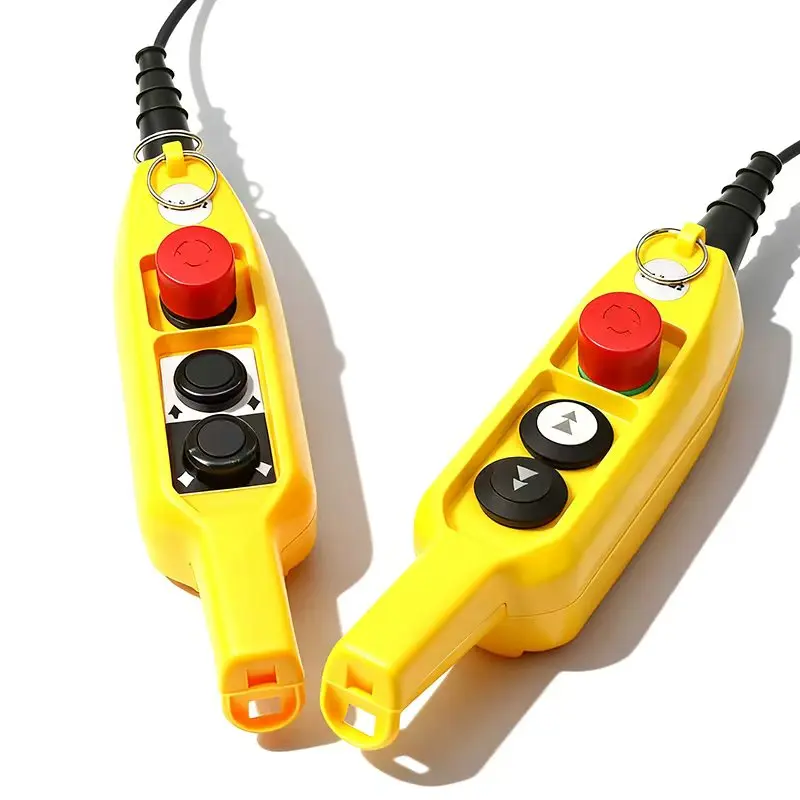 COB-61E PL-03D2 محطة التحكم في رافعة الرافعة الصناعية مفتاح بـزر دفع، مقاوم للماء IP65، سرعة واحدة/مزدوجة مع الطوارئ #2