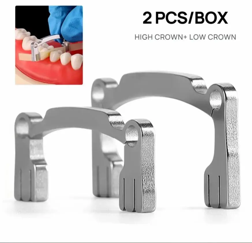 Dental Polishing Strip Holder Fit Low/High crown Metal and Resin Polishing Strips Autoclavable Dental Tools