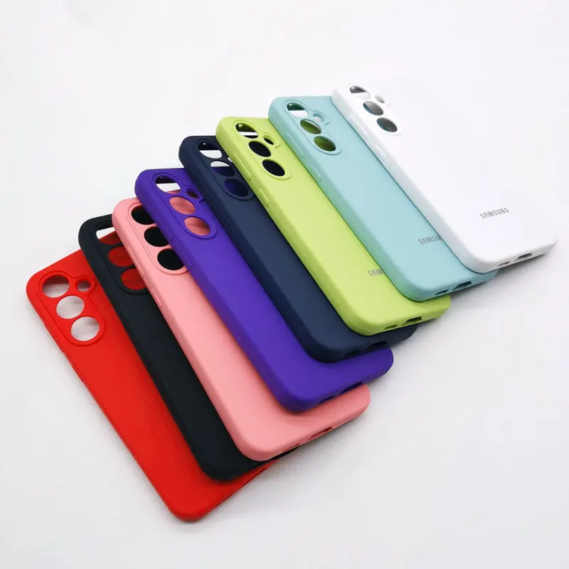 For Samsung Galaxy S24 S23 S22 Plus Ultra case Liquid Silicone Phone Cover For Galaxy S23FE S24+ S23+ S22+ Back Protective Case