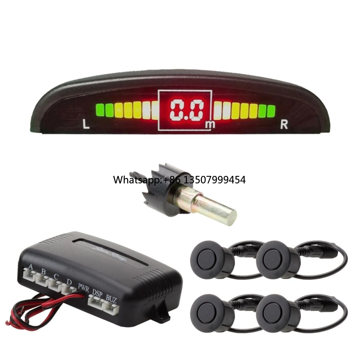 Simoni Racing Car Reversing Aid Parking Sensors with Buzzer Display Model SPS/2