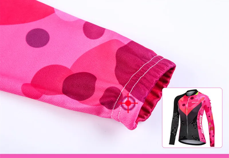 Mountainbike Damen-Set Radtrikot Frauen Sportbekleidung Günstige Großhandel Damenbekleidung Frauenkleidung Damen-Radsport-Langsets – Detail 14