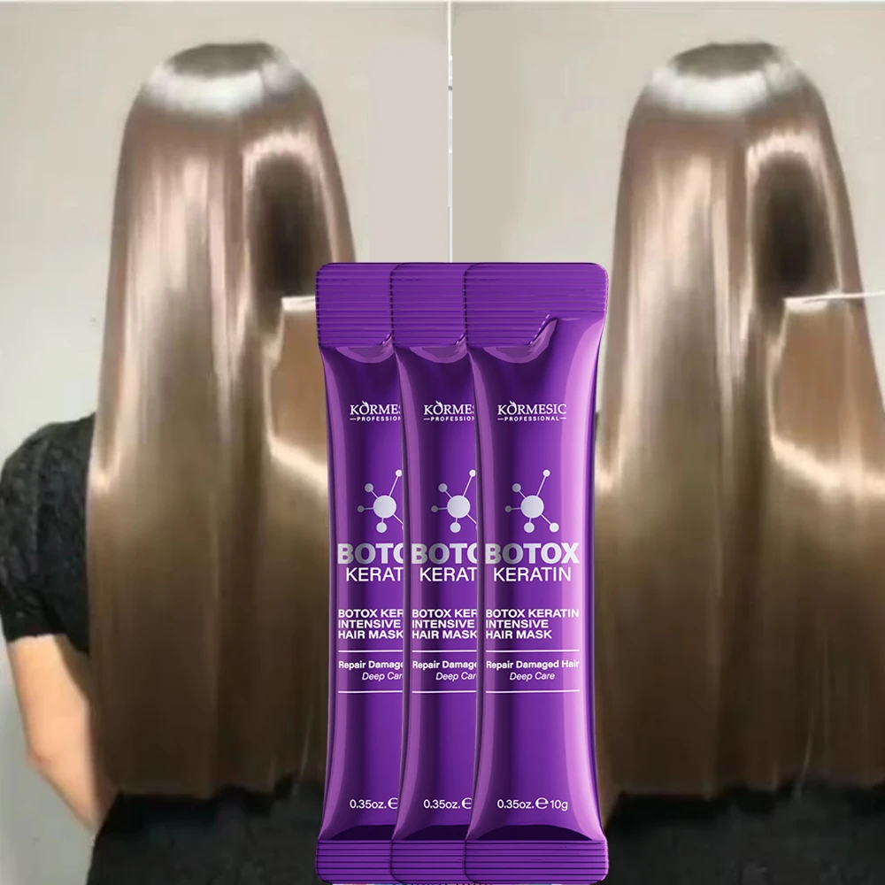 قناع الشعر بالكيراتين السحري 3 ثواني إصلاح الشعر المجعد التالف ناعم ناعم لامع التغذية ترطيب عميق مغذي العناية بالشعر