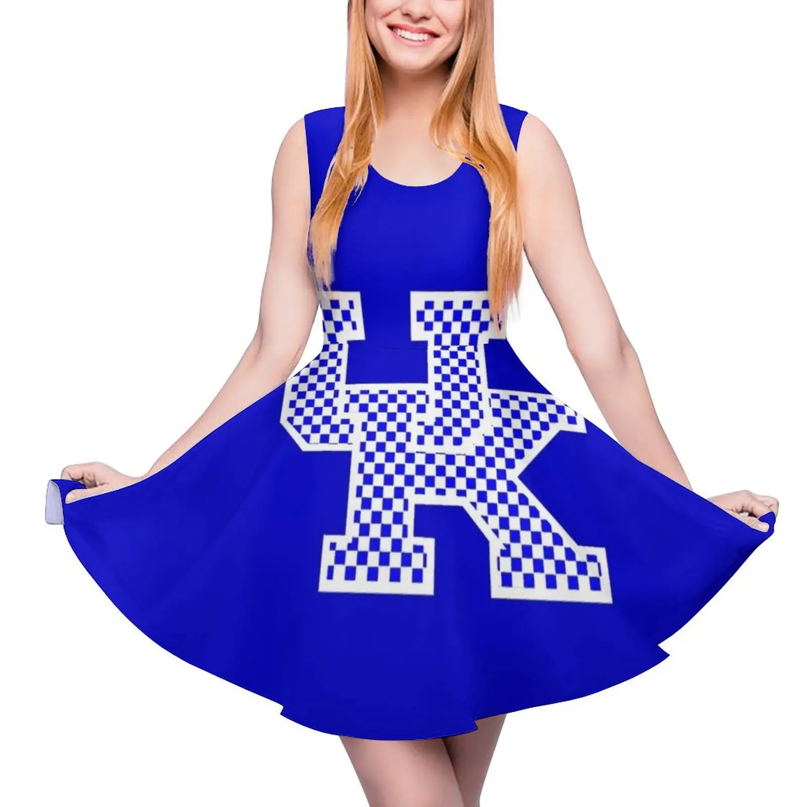 UK Logo ärmelloses Kleid Frauen formelle Gelegenheit Kleider lange Kleider Frauen Kleidung