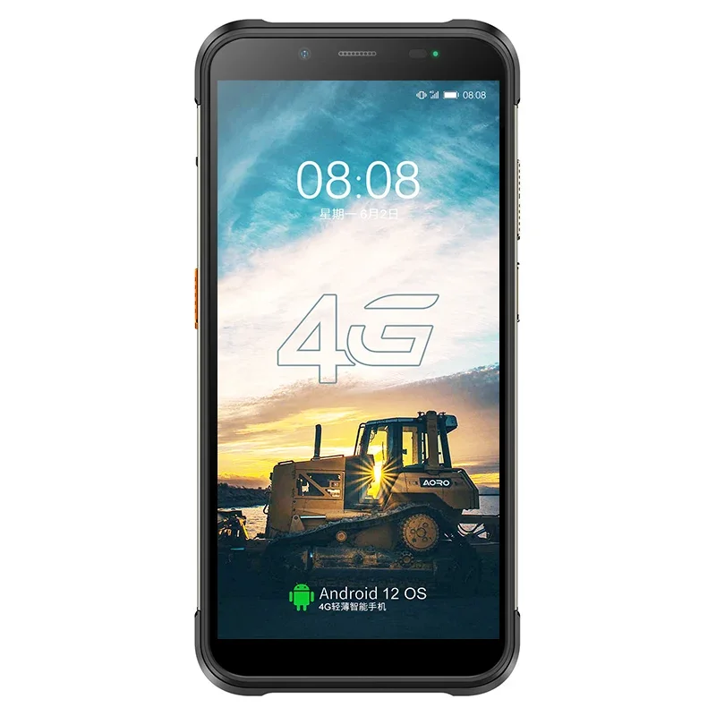 Android 12 60Hz IP68 MIL-STD-810G mobile phone AORO A19 GSM WCDMA FDD Atex android phones waterproof shockproof mobile phone