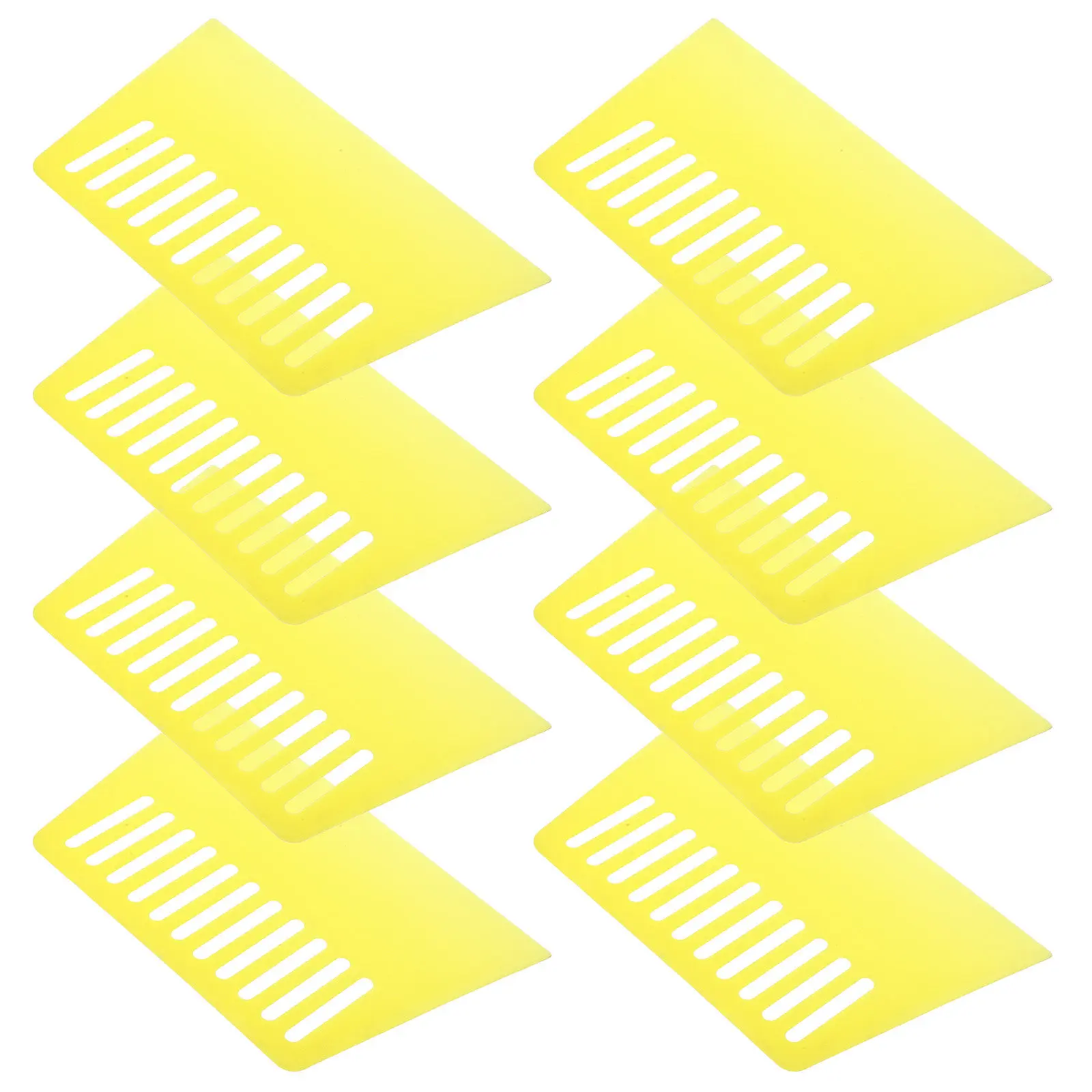 

6Pcs PVC Paint Scraper Wallpaper Remover Smooth Surface Ergonomic Handle Plastic Scraper for DIY Projects Wallpaper Peeling and