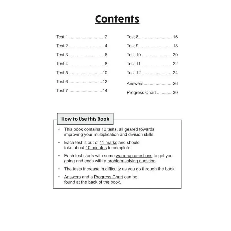 New KS2 Maths 10Minute Tests Multiplication  Division  Year 5 CGP Books Coordination Group Publications 9781789086478 Book view 2