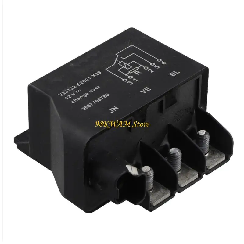 

68UF 658830 9687798780 for C5 1.8T Fan Relays 30A Electrical Relays Cooling Fan Relays Replacement Auto Accessories