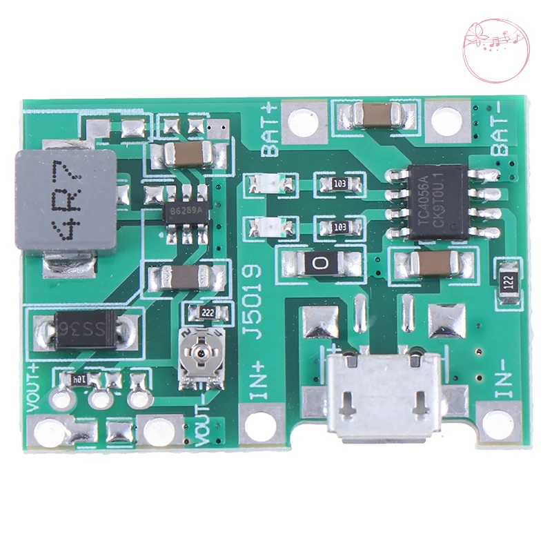 

Li-ion 18650 3.7v 4.2v battery charger board dc-dc step up boost module