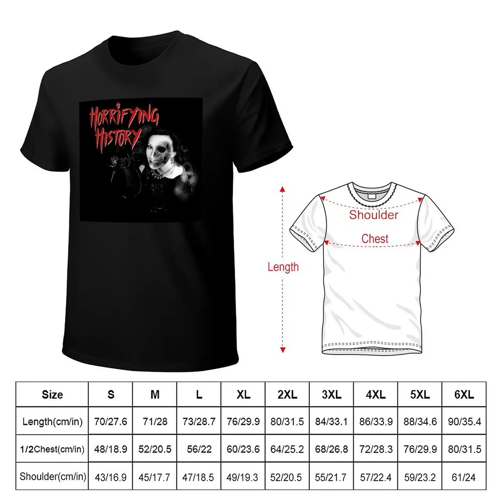 Horrifying History Year 3 Collection T-Shirt vintage clothes boys animal print Men's clothing