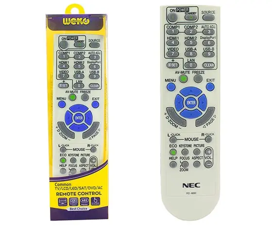 KL NEC PROJECTION CONTROL