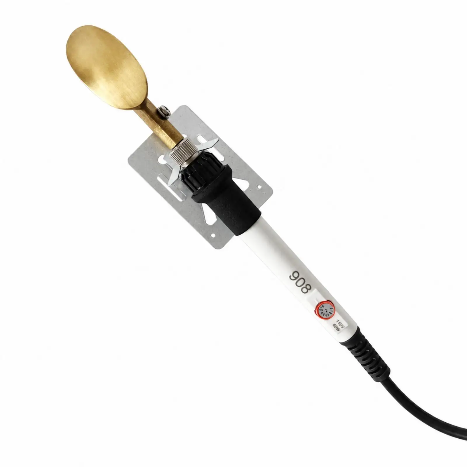 Temperature Adjustable Soldering Iron 60W Precision Electric Solder Tool for Leathercraft and Miniature Clothing Repair Projects