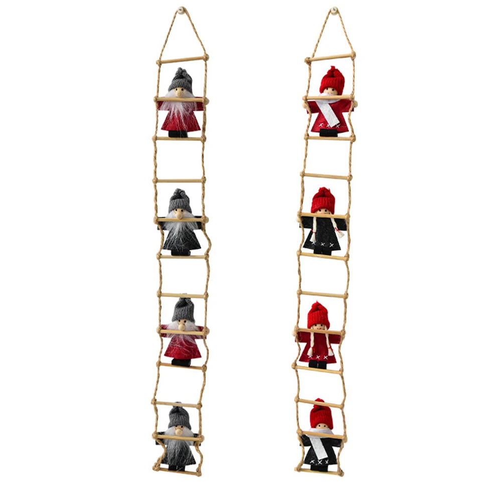 Festive Home Celebrations 55 6cm 21.65 2.36 Inches Climbing Ladder Ornament Christmas Home Decor Elegant Interior Accent