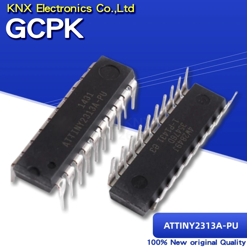 2PCS ATTINY2313A-PU DIP20 ATTINY2313-PU DIP ATTINY2313A 2313A-PU DIP-20 new and original IC