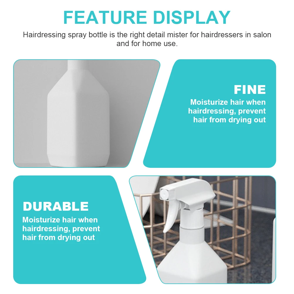 

2pcs 500Ml Spraying Bottles For Watering Plants Hairdressing Cleaning Mist Spray Bottle Household Garden Use Press Type