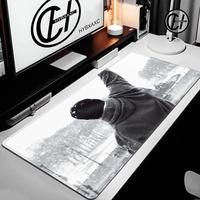 Movie R-Rocky Balboa Mouse Pad For Gamer Professional Non-Slip Mouse Mat Game Locking Edge Computer Keyboard Mat