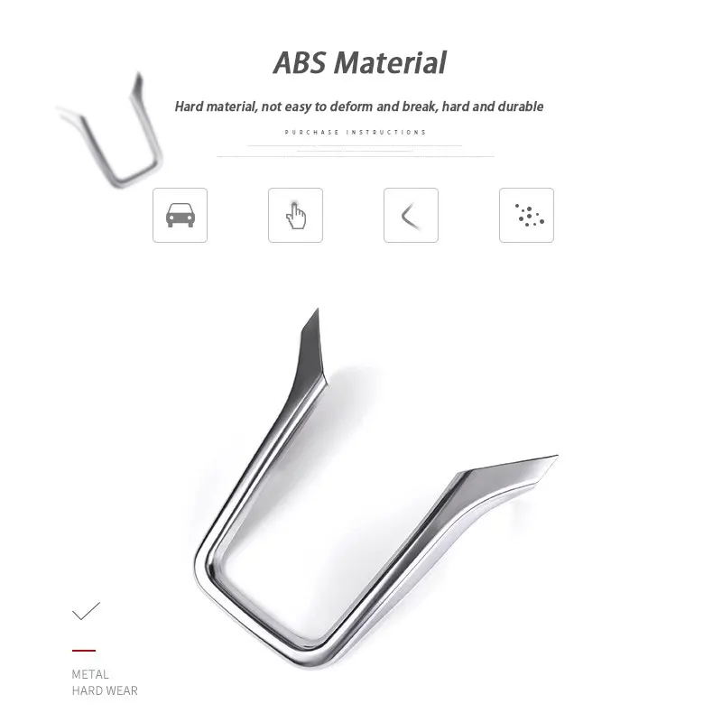 

ABS Car Center Console Decorative Frame Cover For Porsche Cayenne 2011 2012 2013 2014 2015 2016 2017 Car Interior Accessories