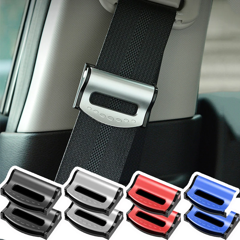 

Universal Car Safety Belt Clip Seatbelt Buckle Auto Seat Belt Fixing Clip Stopper Adjuster Anti-Slip Car Interior Accessories