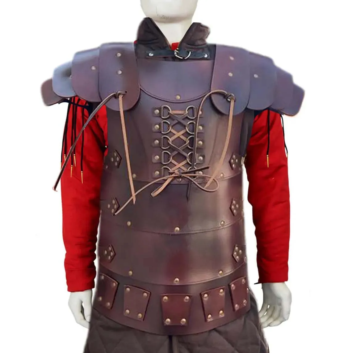 

Medieval Viking Leather Armor Knight Pirate Body Shoulder Armor Ancient Roman Warrior Cosplay Costume Steampunk Vest Armor