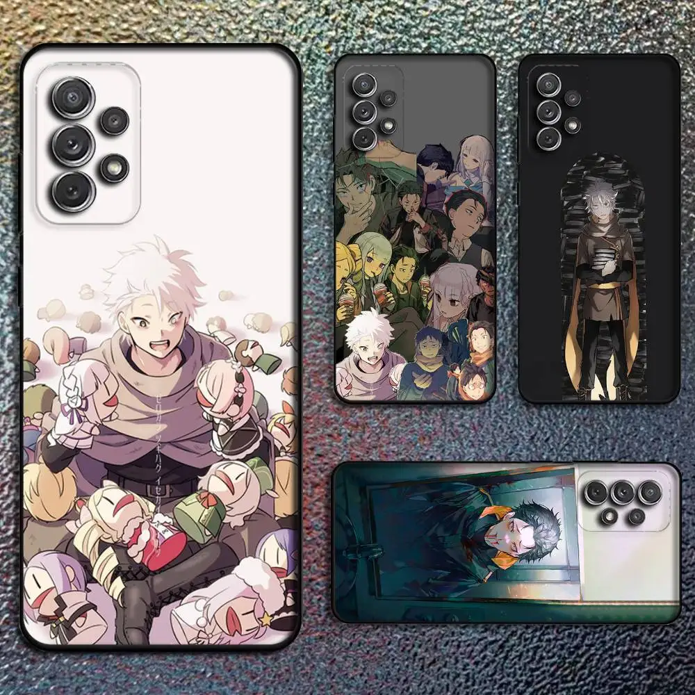 

Natsuki Subaru Phone Case For Samsung S25,S24,S21,S22,S23,S30,Ultra,S20,Plus,Fe,Lite,Note,10,9,5G Black Cover