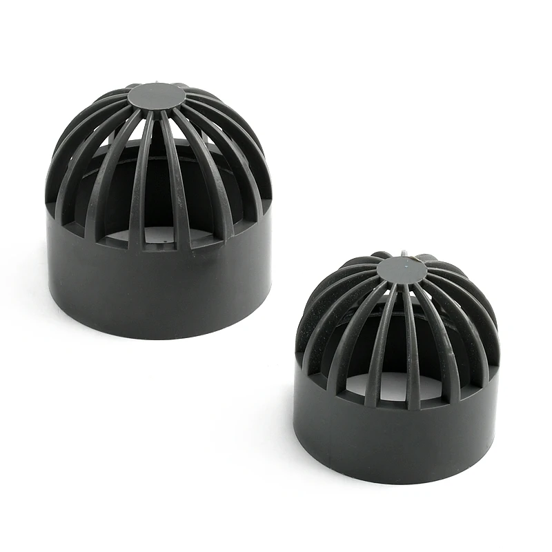 2-20PCS PVC Pipe Vent Cap Fish Tank Permeable Seafood pool Overflow Pipe Fittings Filter Isolation Aquarium Pipe Fittings