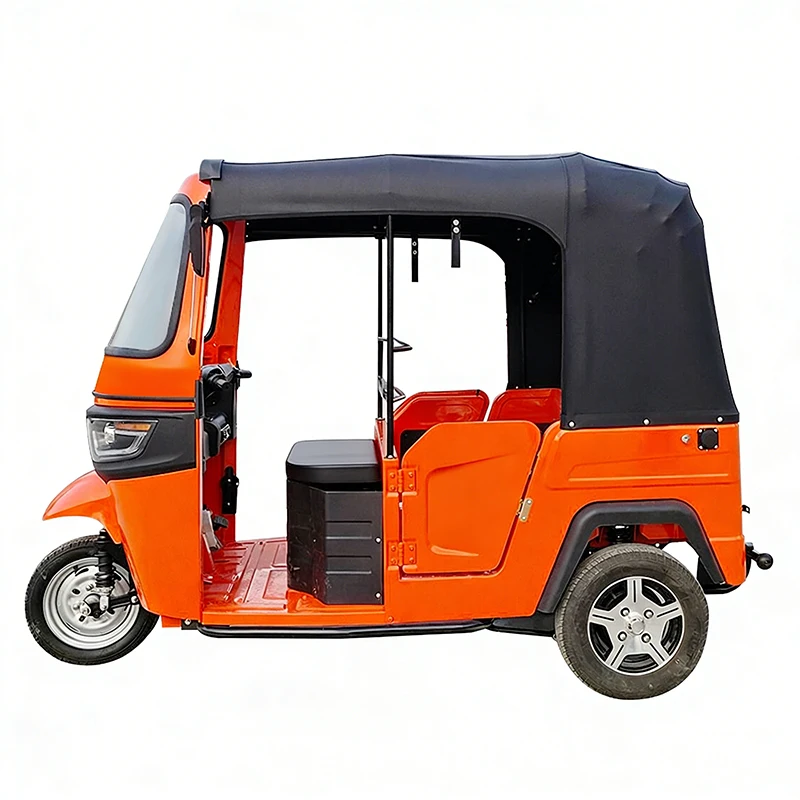 KEYU Factory 72V 3000W 4000w Electric Tricycle Energy-Saving Open Body Passenger Tuk Tuk Motorized Trike High Capacity