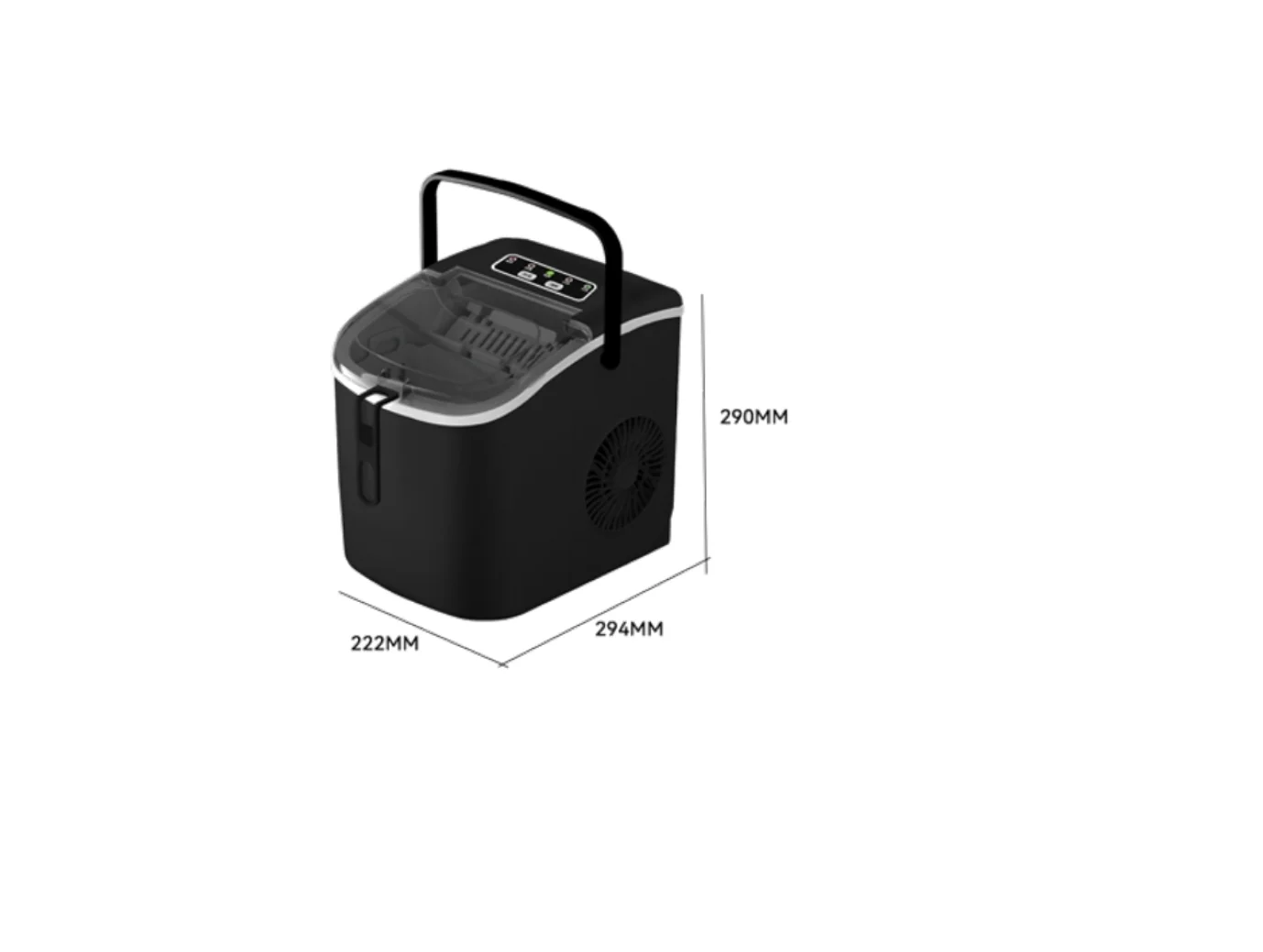 15 kg/24 H Automatische Eiswürfelmaschine Tragbare Elektrische Runde Eisblock, Der Maschine Familie Bar Kaffee Shop Milch tee shop