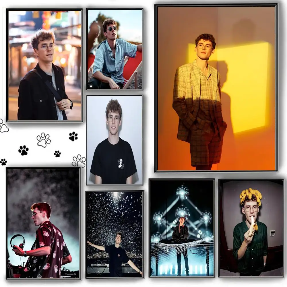 Lost Frequencies Poster Self Adhesive HD PVC Wall Art - Waterproof & Stain Proof For Home Office