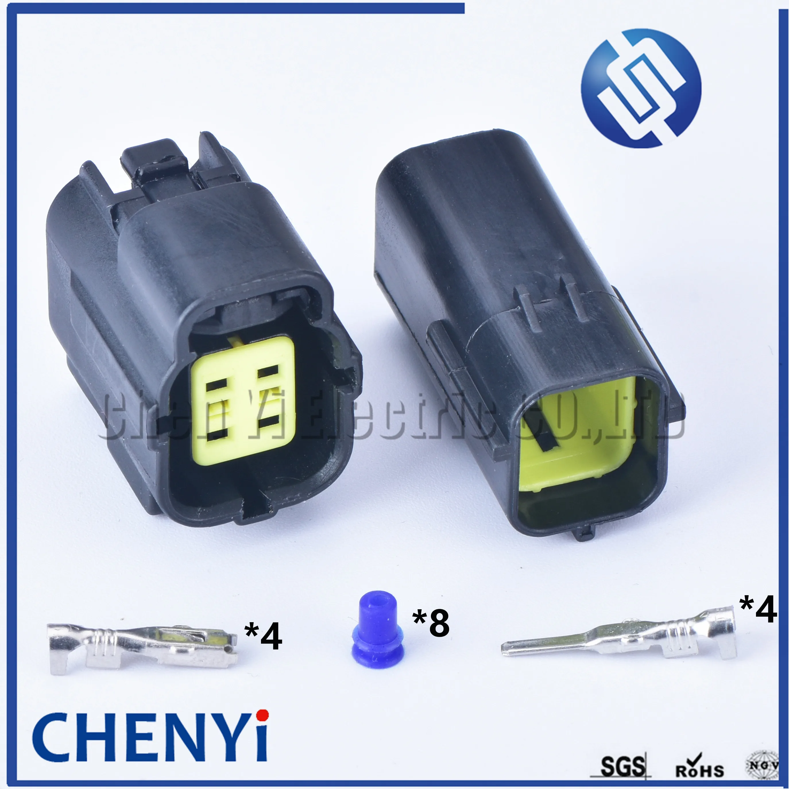 5set 4 Pin Female or Male Automotive Electrical Plug Waterproof Connector 174257-2 174259-2 For MAZDA 626 98-00 Oxygen Sensor