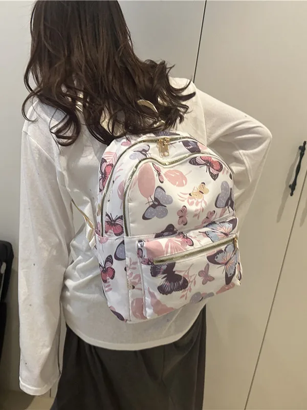 Spring 2025 New Fashion   Student Backpack Casual Trendy Simple High Aesthetic Value Backpack Dual Shoulder Bag