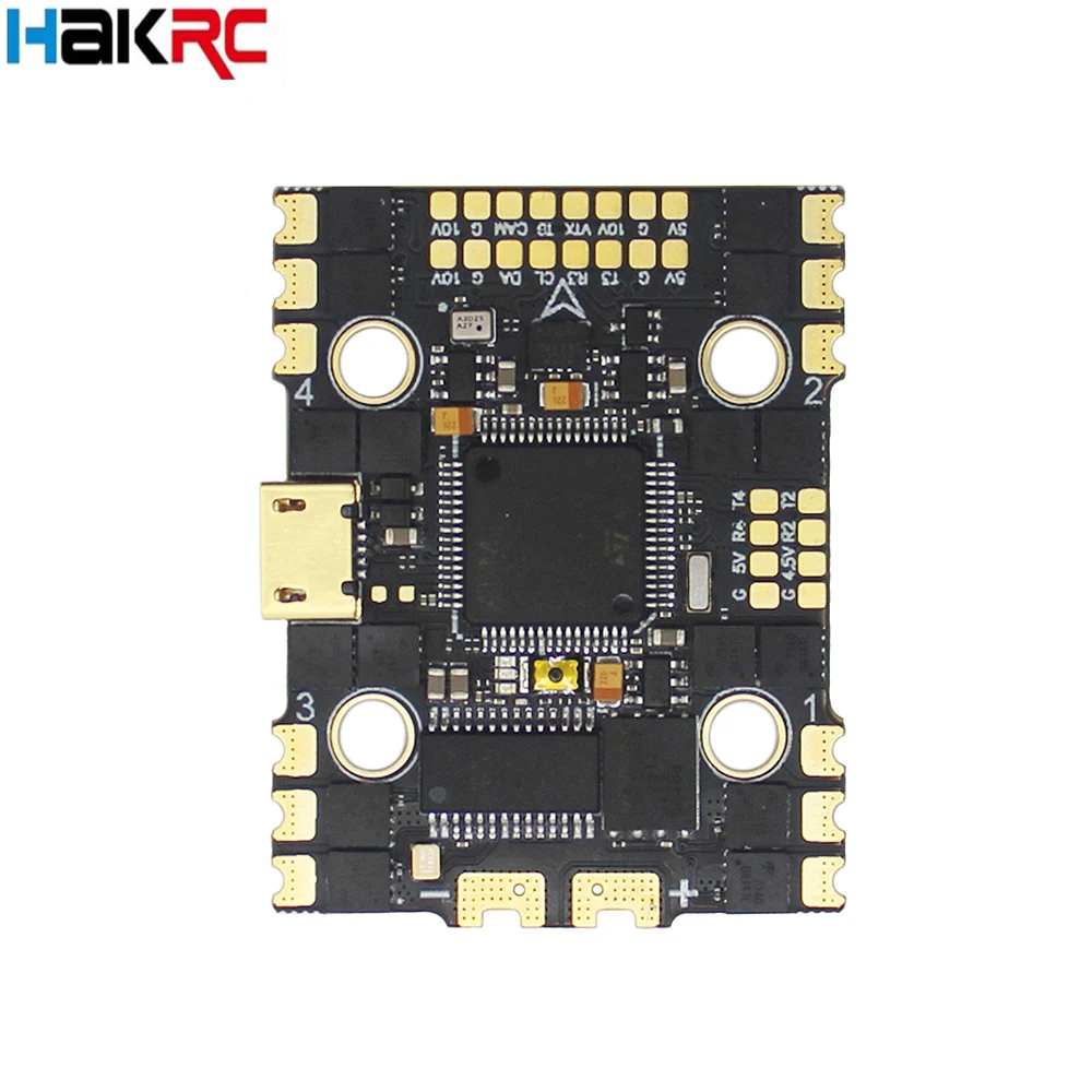 

HAKRC F7220D F722 AIO F7 Flight Controller 32Bit 40A/50A 4in1 ESC 2-6S with Double BEC OSD for RC FPV Toothpick Cinewhoop Drone