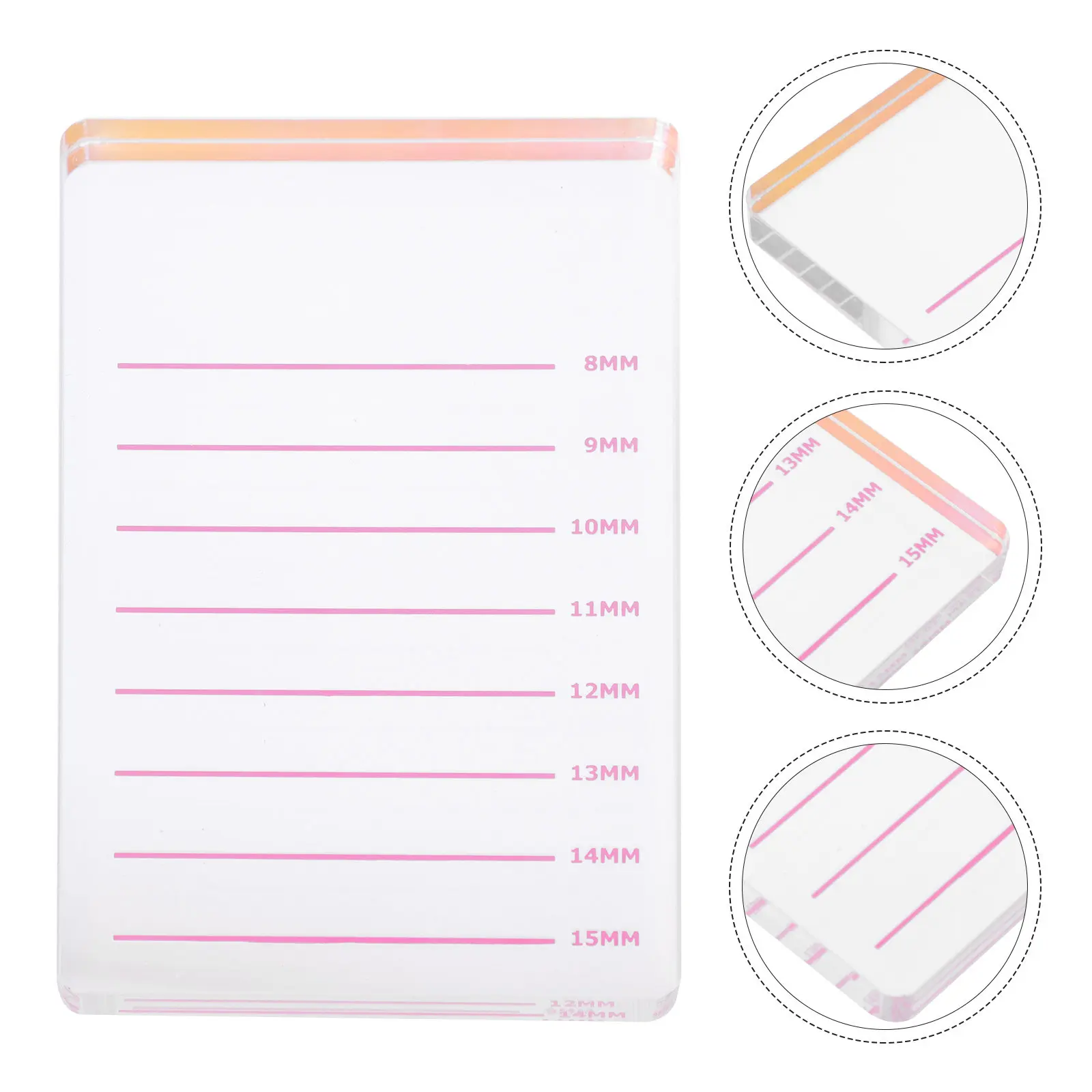 

1Pcs Lash Extension Holder False Eyelash Plate Durable Premium Material Eyelash Grafting Pad Beauty Salon Tool False Lash Pallet