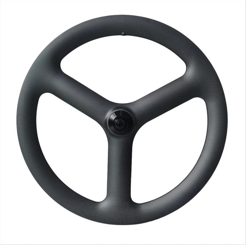 20 Inch 451 Vertical 3 Spokes Carbon Fiber Bicycle Wheel 25mm Width 40mm Depth for Enhanced Riding Experience