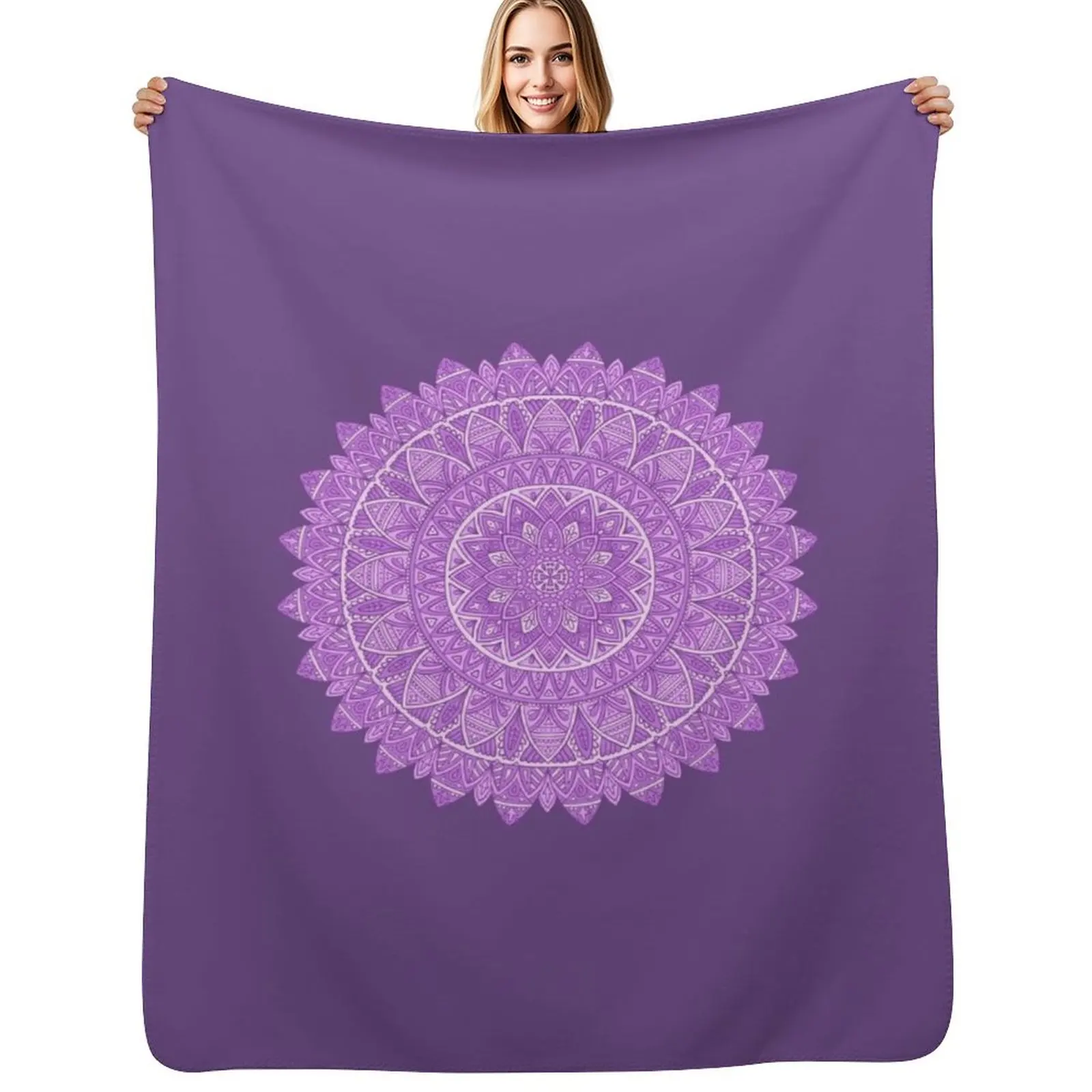 

Purple Mandala Throw Blanket Moving Blankets Sofas Of Decoration For Baby Decorative Sofas Blanket