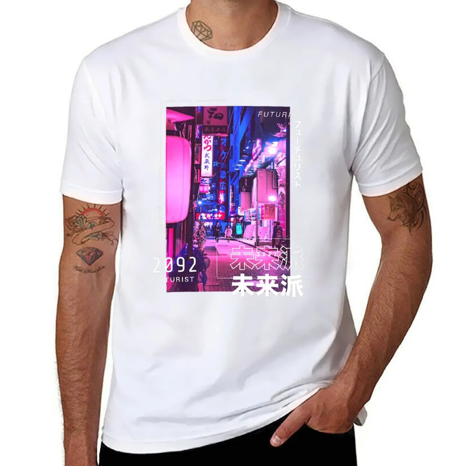 

Japanese Cyberpunk Tokyo Streetwear Aesthetic T-Shirt mens graphic t shirts anime tshirt T-Shirt