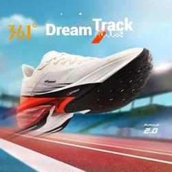361 Degrees Furious 2.0 Men Women Running Sports Shoes Carbon Plate Racing Marathon Rebound Cushioning Male Sneakers 672432201