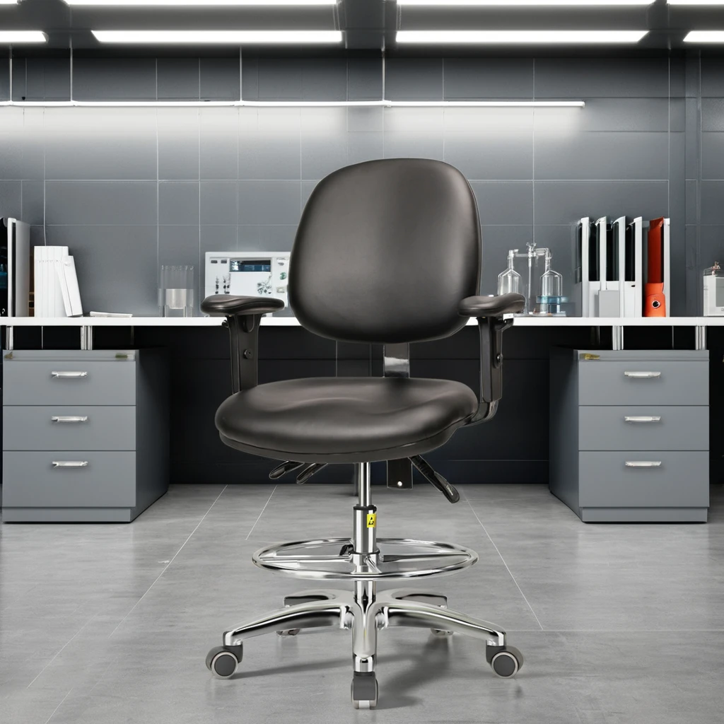 

Регулируемый медицинский стул из прочной кожи для хирургов и врачей, для УЗИ-кабинетов и лабораторий в больницах