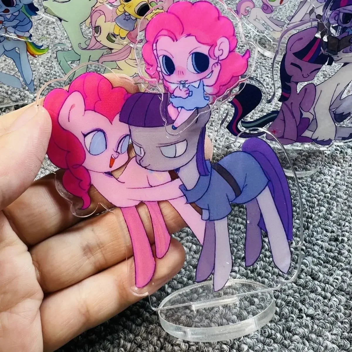 My Little Pony Acryl Desktop Doujin Stand Up Sign Ornamenten Schattig ziet er goed uit PP Clip Stuur naar Bestie Friend Gift Surrounding