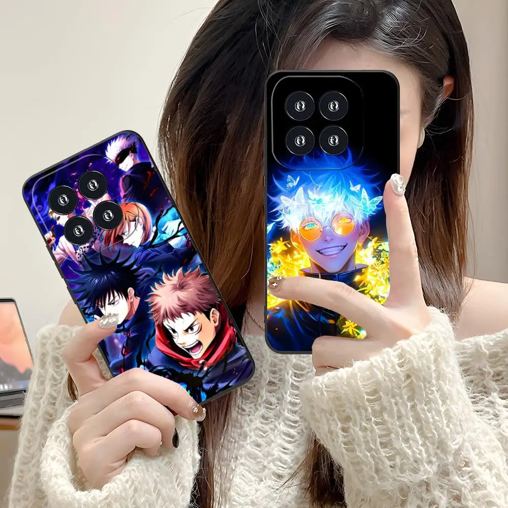 

Чехол для мобильного телефона Jujutsu Kaisen для Xiaomi 15 14 13 12 Mi 11 T Ultra Lite Pro S X 5G с цветным принтом, роскошный чехол для мобильных телефонов