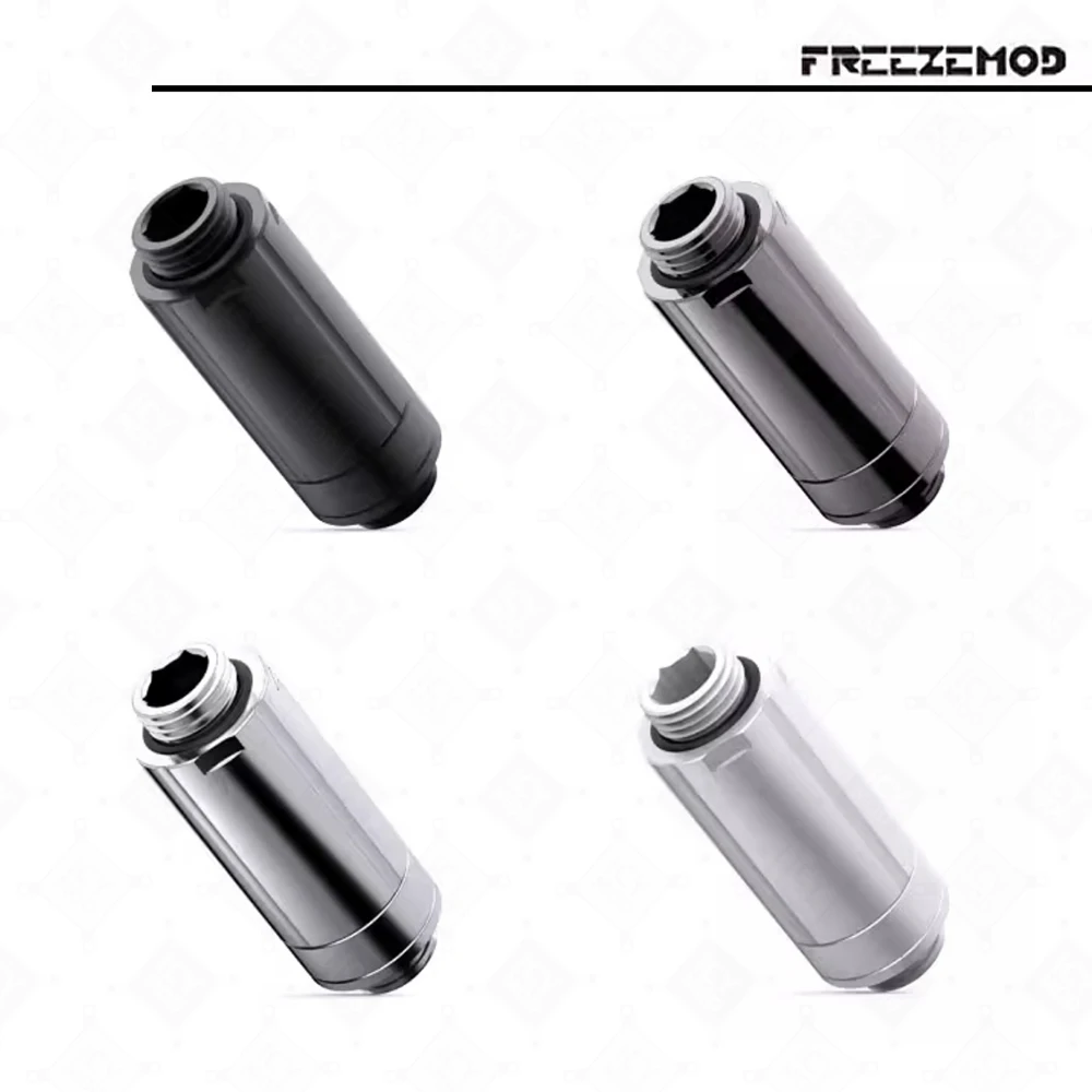 FREEZEMOD Dual Male 41-69mm sambungan ekspansi berpendingin air Fitting ekstensi GSSJT-E3 G1/4 ulir