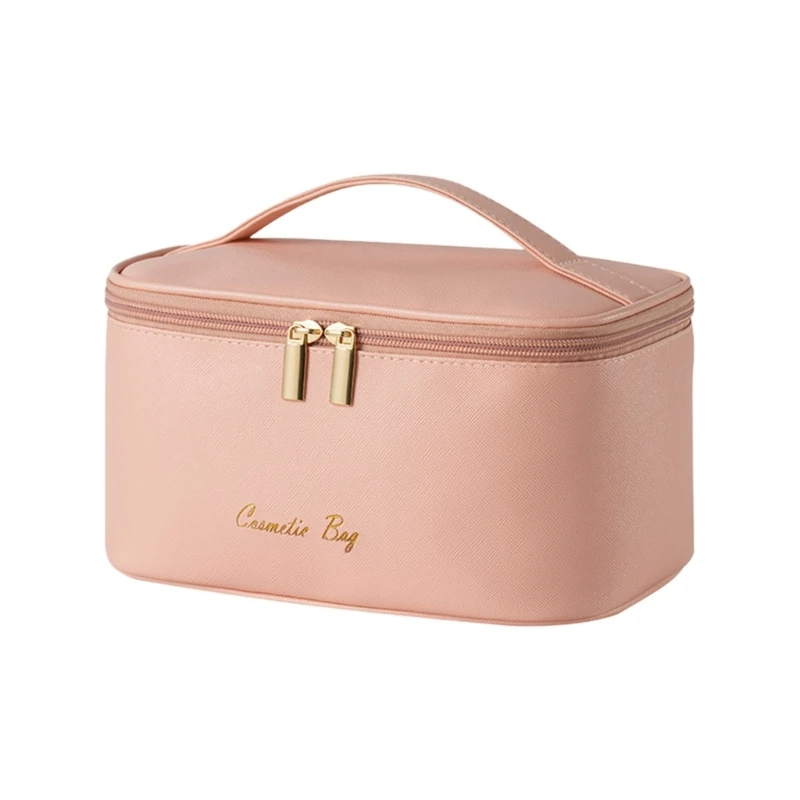 Makeup Bag Portable Cosmetic Bag Large Capacity Travel Washbag for Women Girls Toiletry Bag with Handle