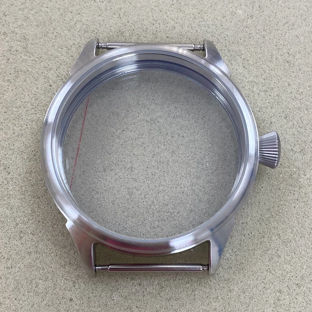 

42MM Stainless Steel Transparent Bottom Sheet Frog Leg Sand Shell Masonry Head Can Be Installed ETA6497/ST3600 Movement