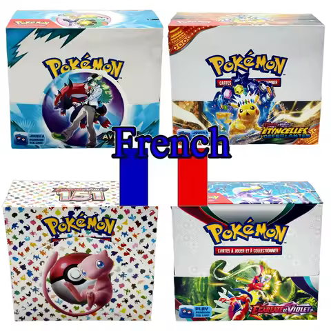 French Pok&eacute;mon TCG: Ecarlet &amp; Violet Etsncelles Astral Radiance Obsidian Flames Booster Box Pokemon Cards 36 Pack
