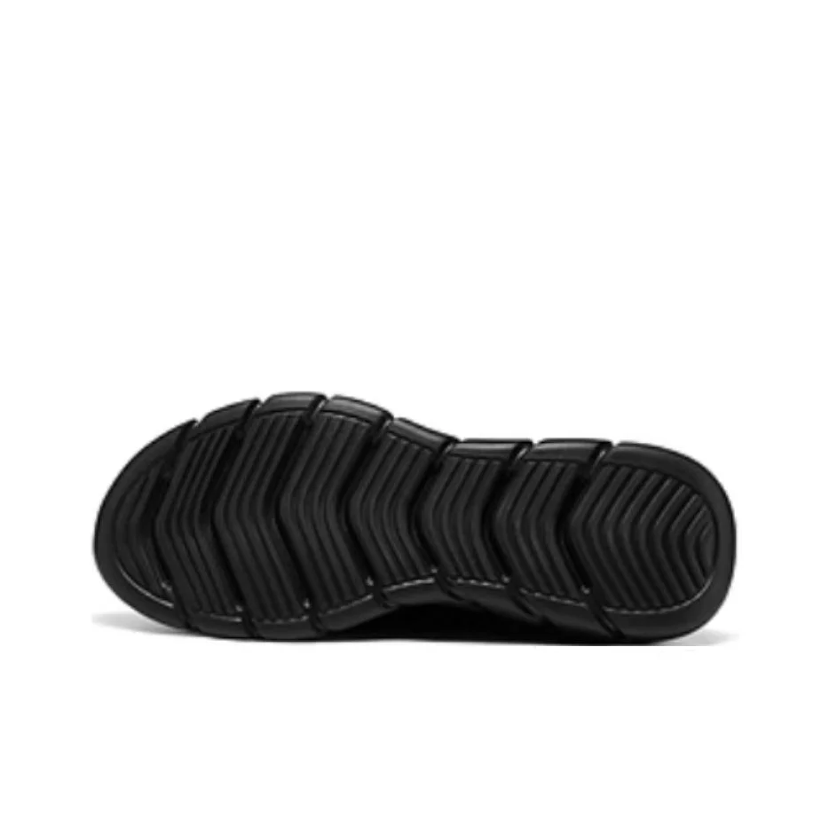 Skechers BOBS B FLEX Comfortable And Breathable Abrasion Resistant Low top Casual Shoes Men's Black 118107-BBK view 6