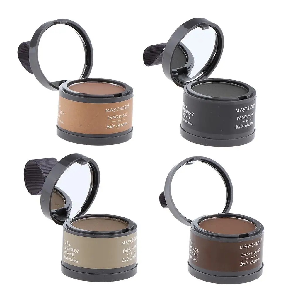 Paleta de corretivo de linha fina, pó de sombreamento, paleta de sombra de olhos natural para coloração de cabelo e modificação de testa