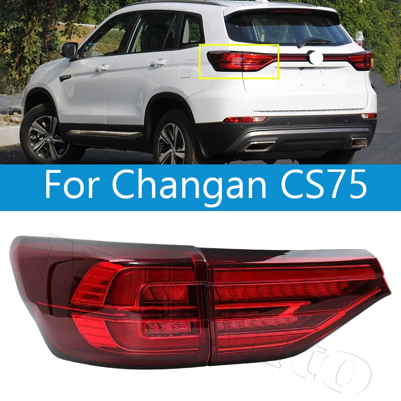 

For Changan CS75 2018-2022 Car LED Rear Tail Light Stop Brake Warning Lamp Tail Lamp Assembly Accessories